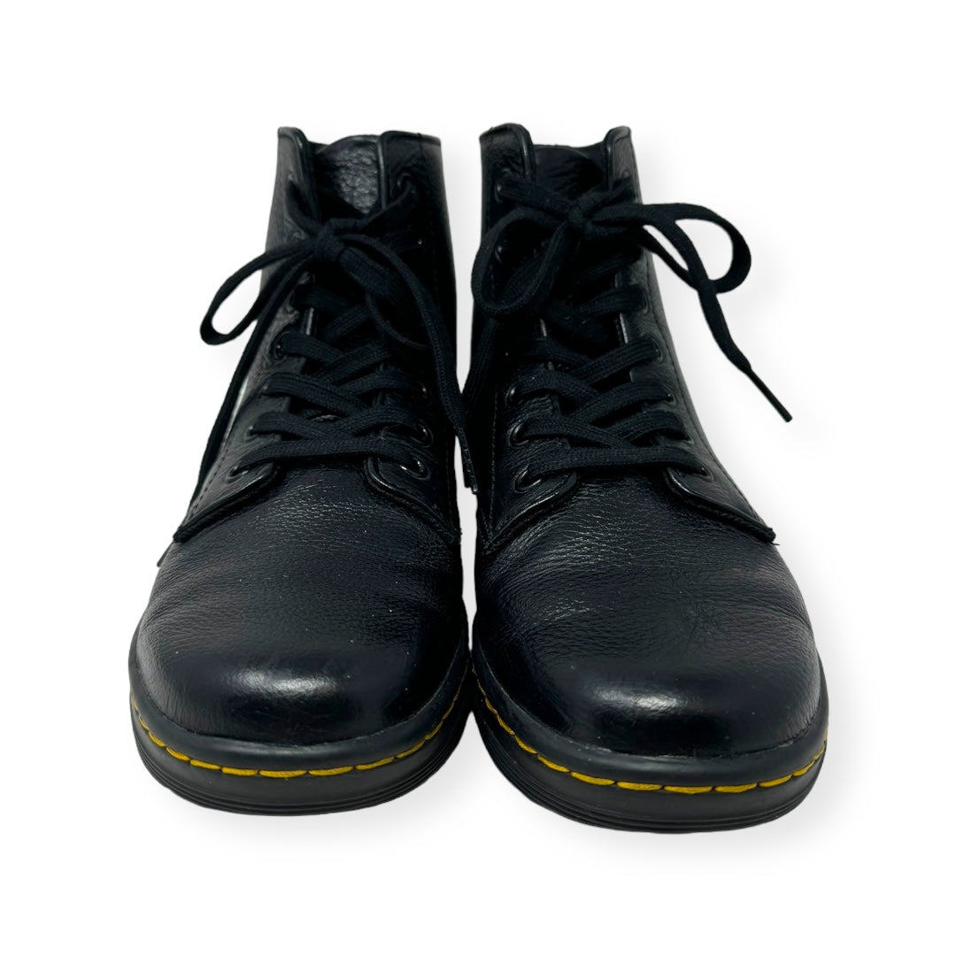 Black Boots Leather Dr Martens, Size 6