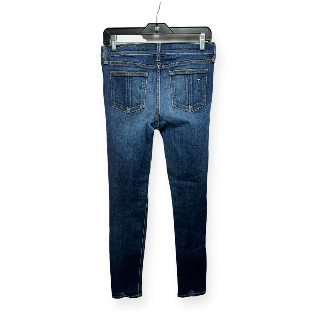 Blue Denim Jeans Designer Rag & Bones Jeans, Size 4