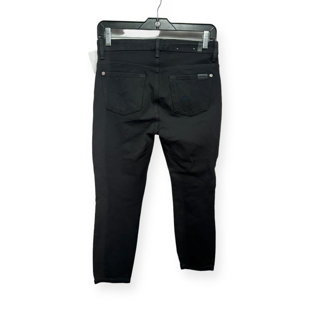Black Pants Designer 7 For All Mankind, Size 2