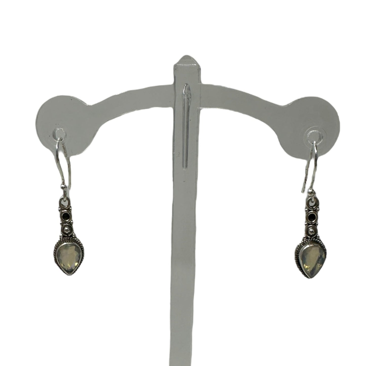 Moonstone & Sterling Silver Dangle Earrings