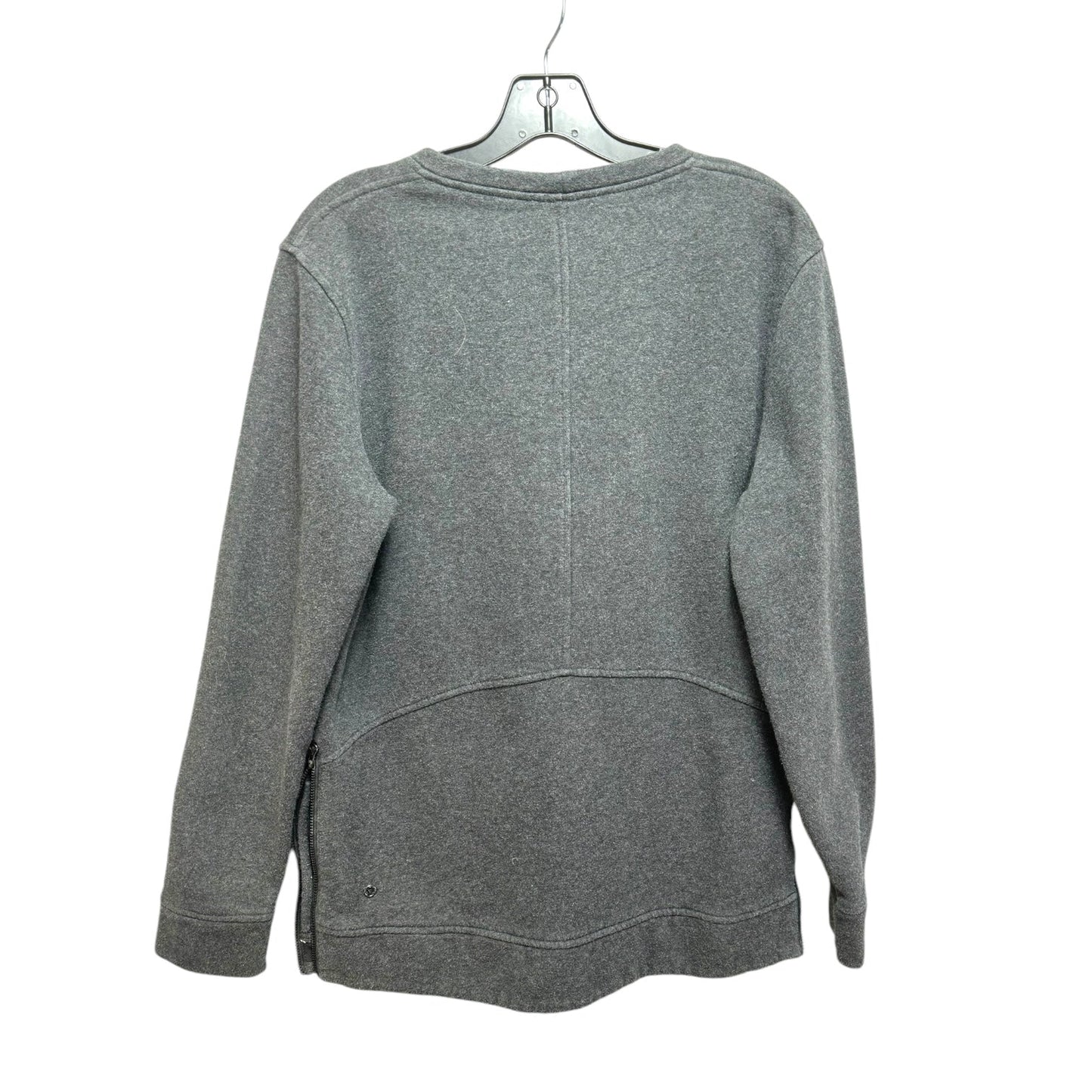 Yes Fleece Pullover By Lululemon In Heathered Medium Grey, Size: 10