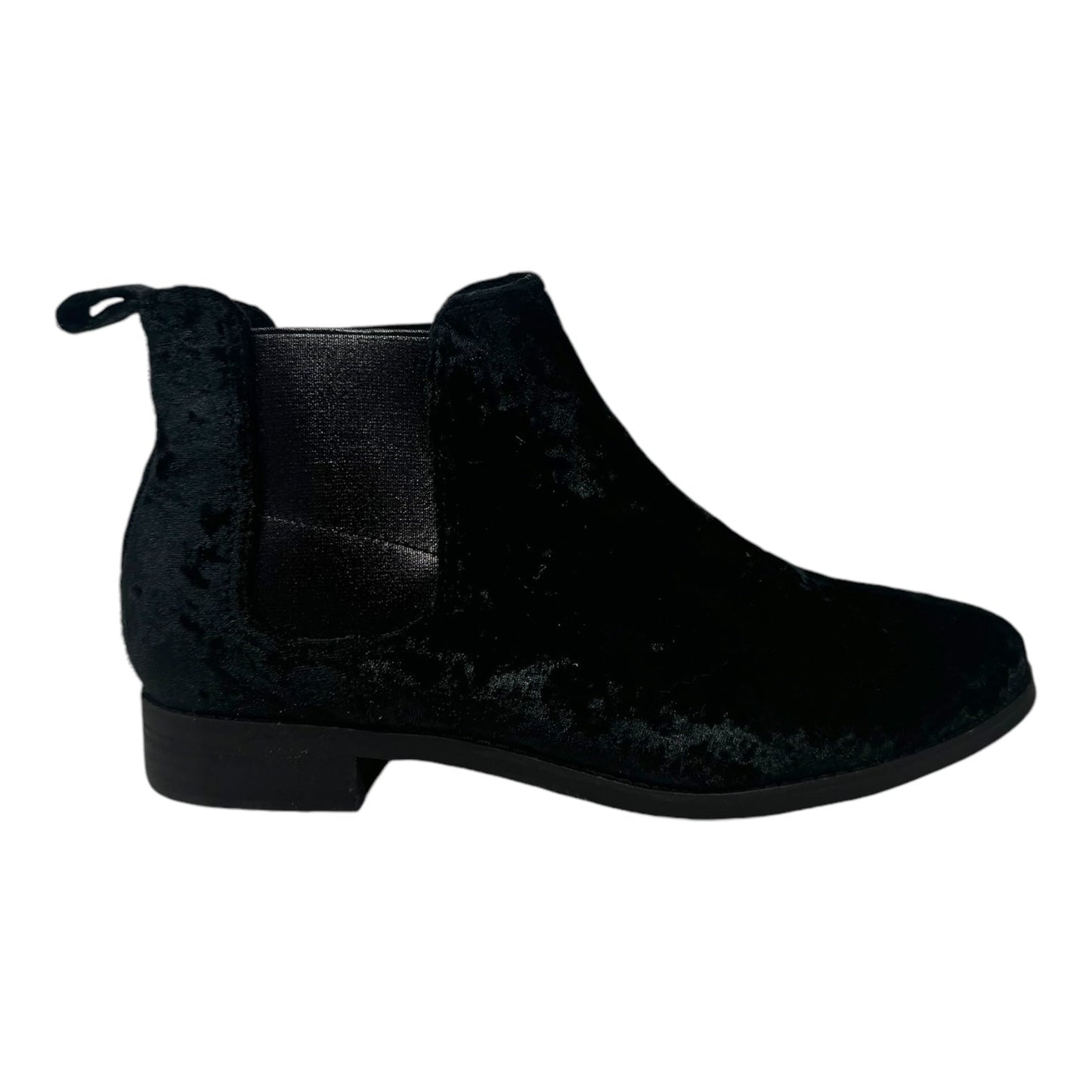 Ella Velvet Boots By Toms In Black, Size: 9