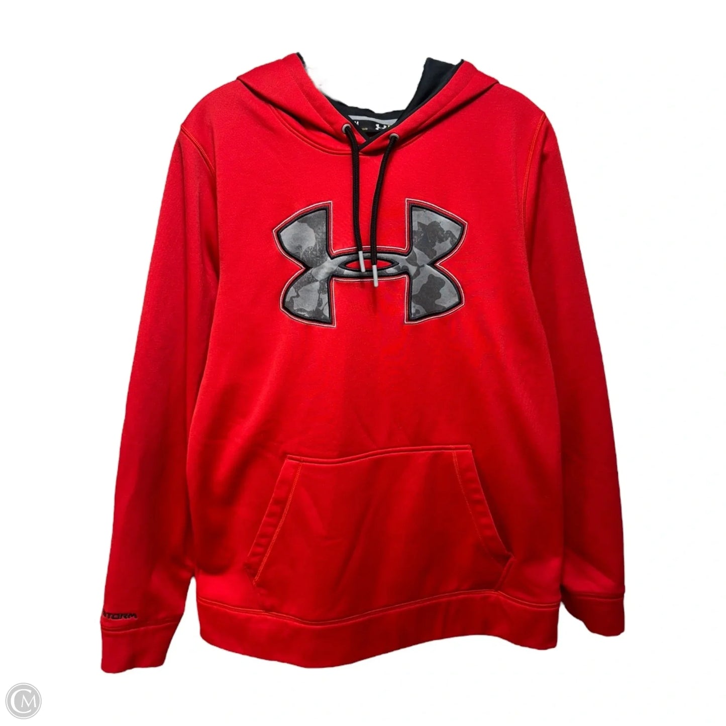 Sweatshirt Hoodie By Under Armour In Red, Size: M