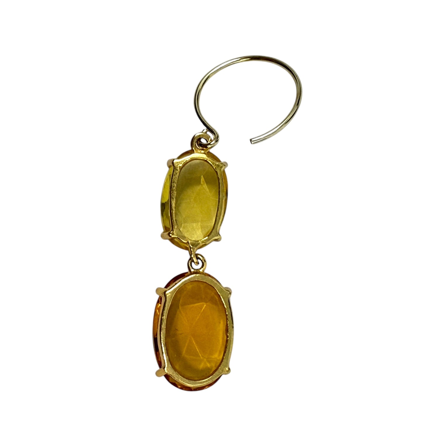 Citrine Drop Earrings By Amelia Rose