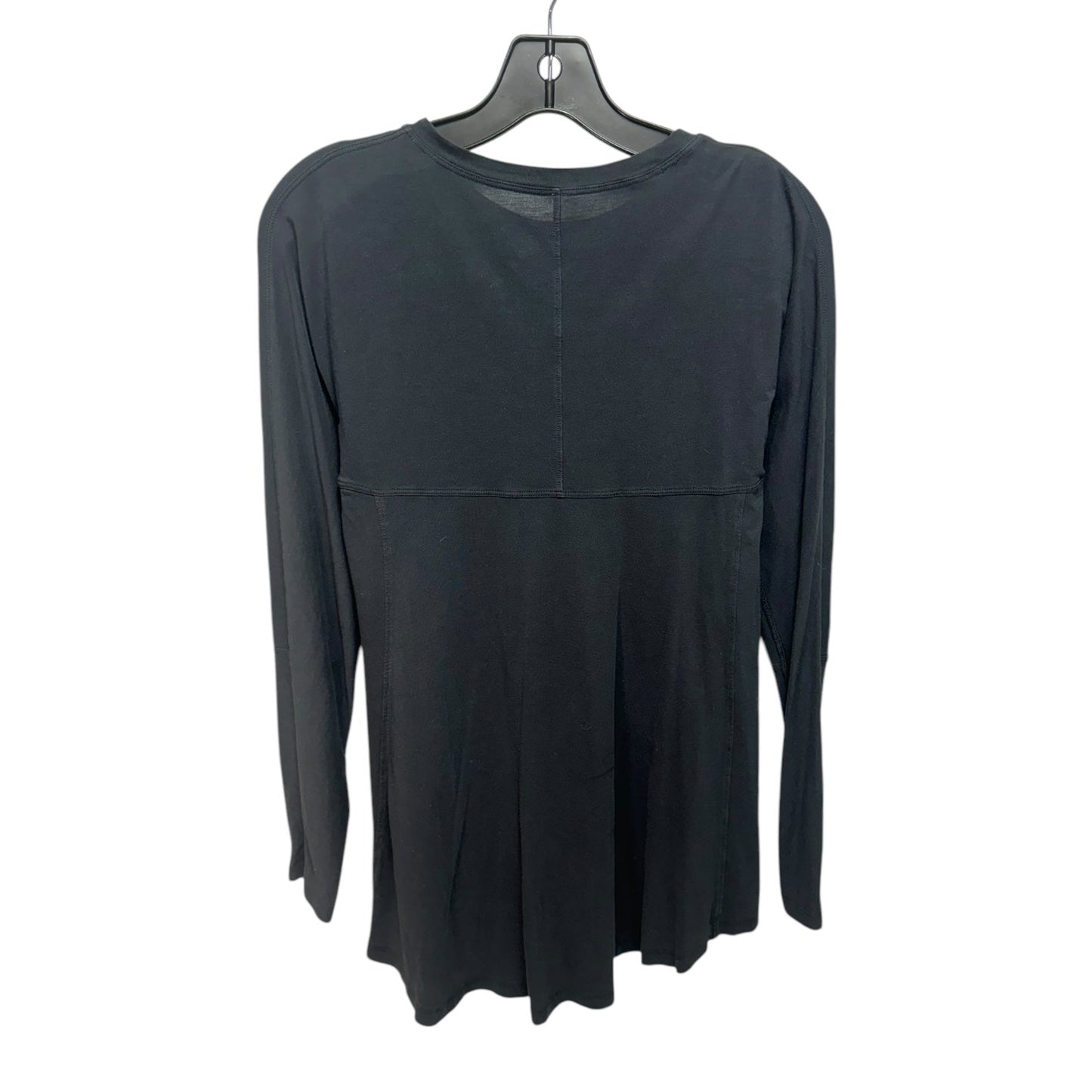 Athletic Top Long Sleeve Crewneck By Lululemon In Black, Size: M