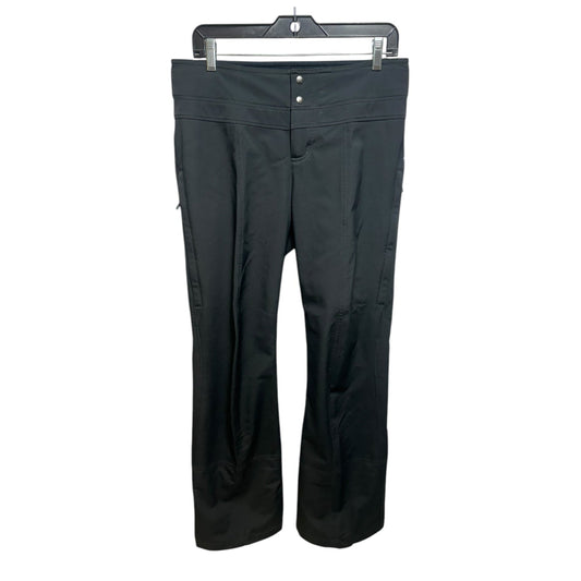 Fleece Lined Flared Athletic Pants By Lululemon In Black, Size: 8