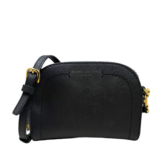 Playback Crossbody Bag Luxury Designer By Marc Jacobs In Black Saffiano Leather, Size: Small