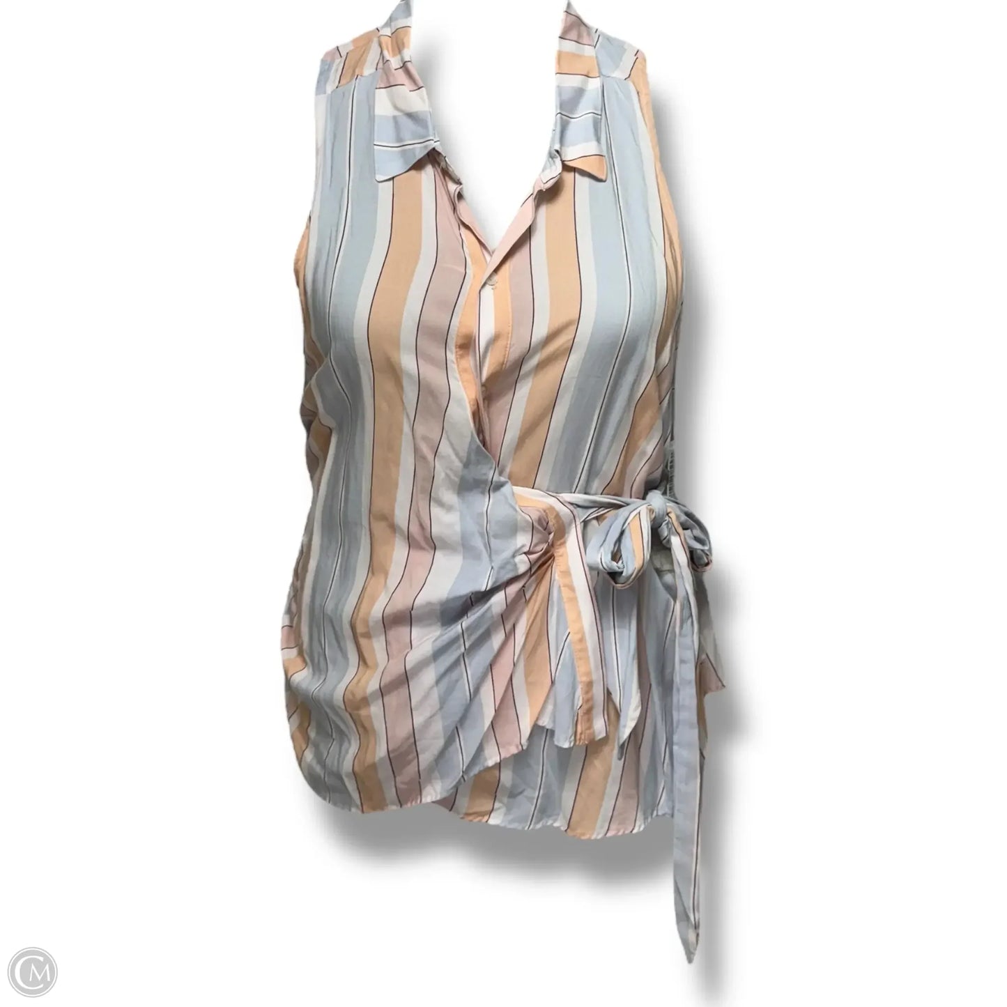 Mackenzie Wrap Top By Free People In Striped Pattern, Size: S