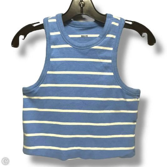 Top Sleeveless By Maeve In Striped Pattern, Size: L
