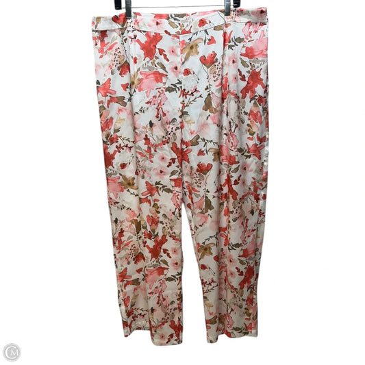 Pants Other By Ming Wang In Floral Print, Size: Xl