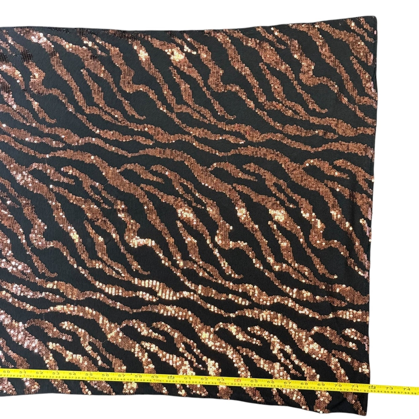 Sequined Scarf Long By Cynthia Rowley In Tiger Stripe