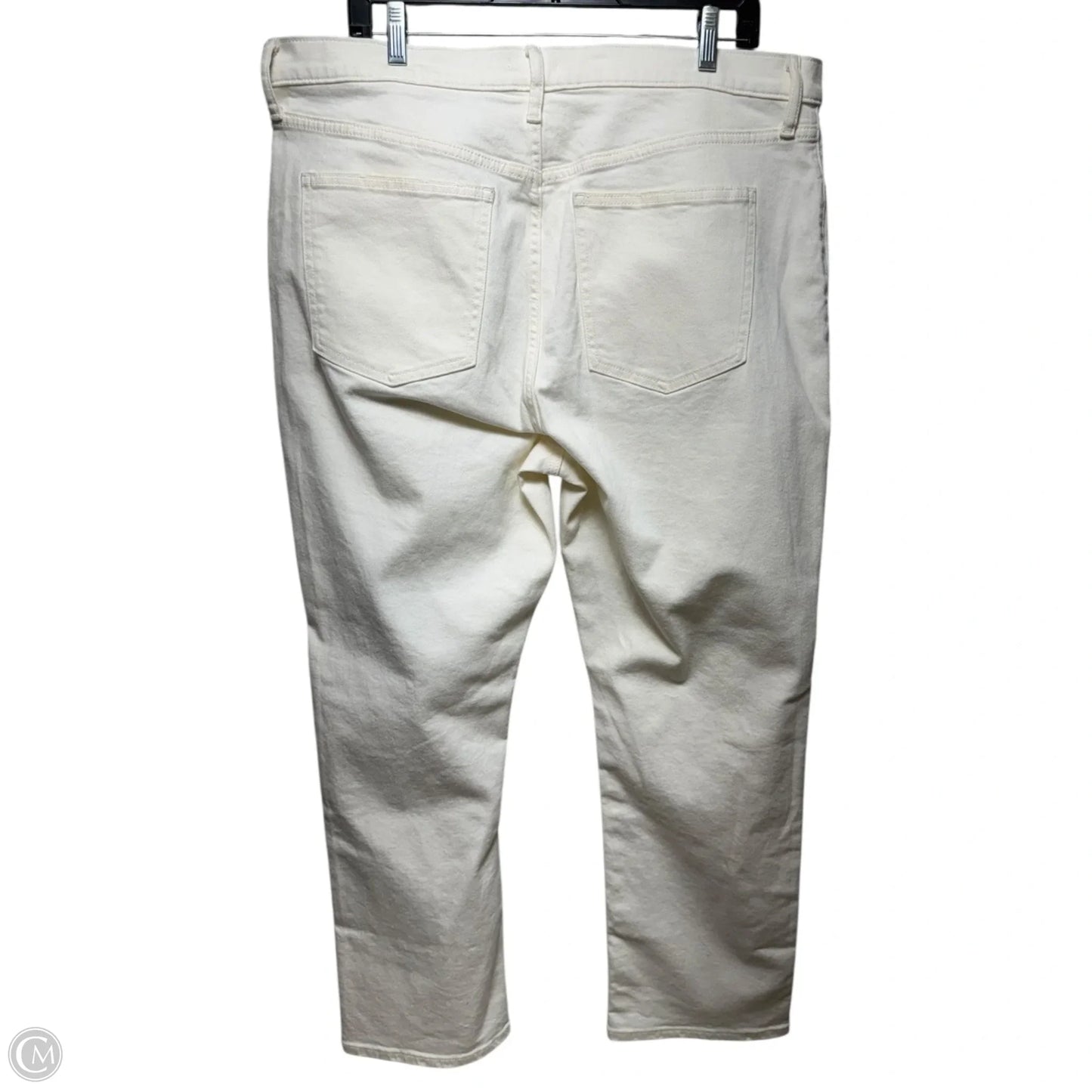 Jeans Straight By Uniqlo In Cream, Size: 22