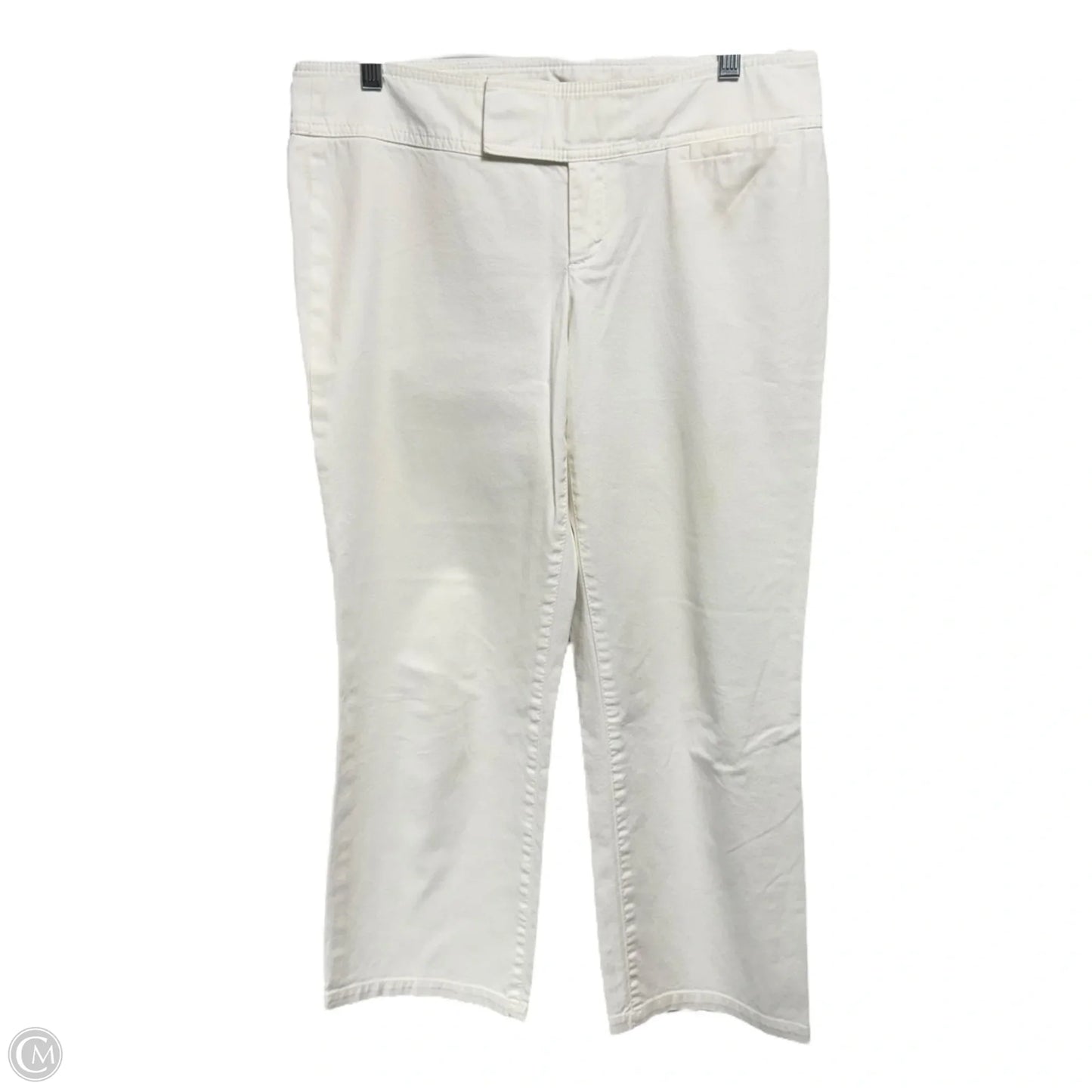 Preppy Palm Beach Fit Pants Designer By Lilly Pulitzer In White, Size: 6