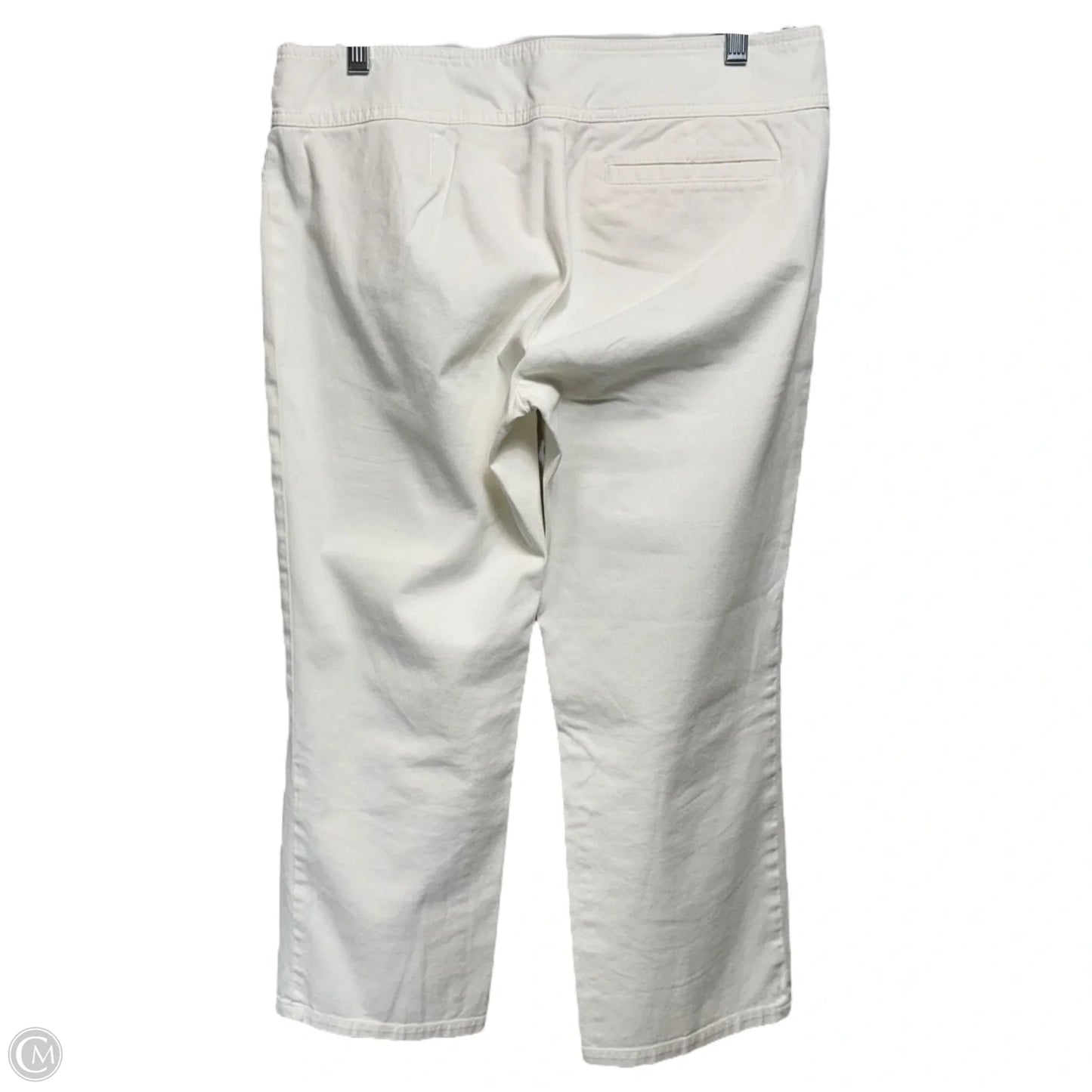 Preppy Palm Beach Fit Pants Designer By Lilly Pulitzer In White, Size: 6