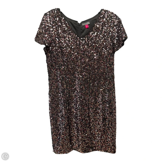 Sequin Dress Party Short By Vince Camuto In Multi-colored, Size: 6