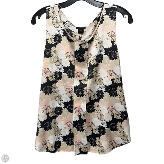 Top Sleeveless By Ann Taylor In Floral Print, Size: M