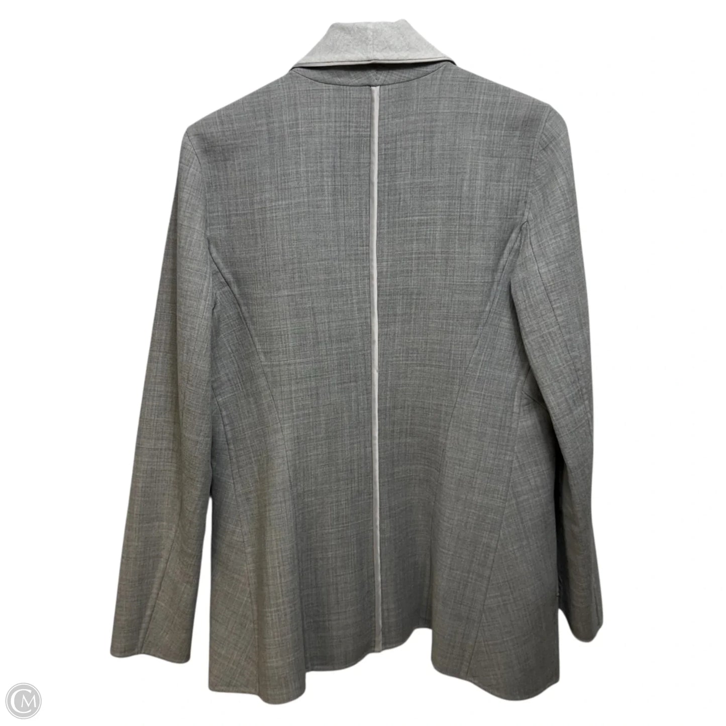 Zanita Reversible Wool Cashmere Double Face Jacket In Designer By Lafayette 148 In Nickel Melange, Size: 6