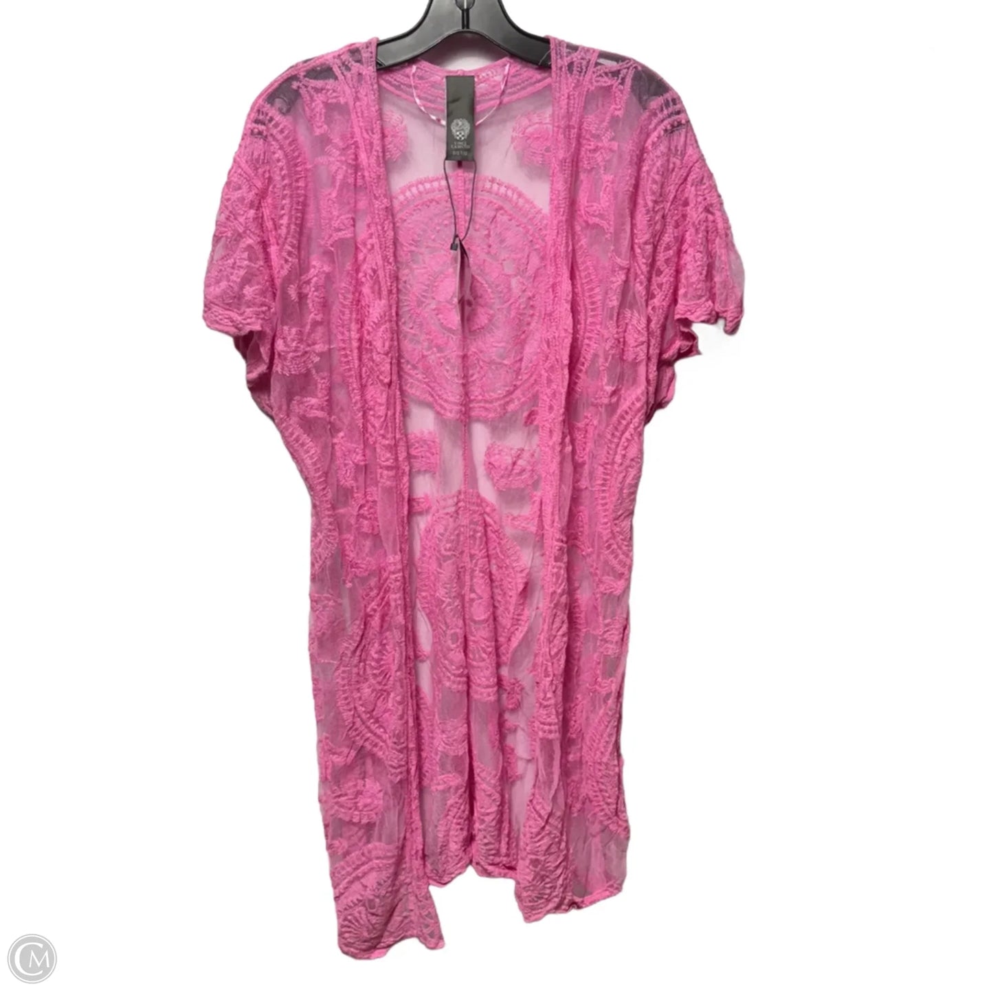 Lace Kimono By Vince Camuto In Pink, Size: Osfm