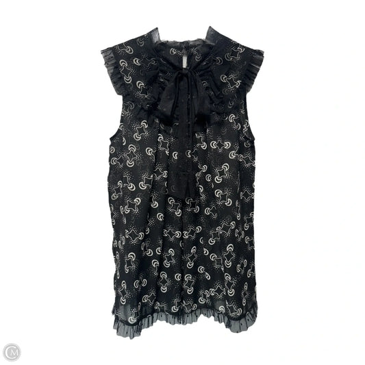 Top Sleeveless By Anna Sui For Target In Black & Cream, Size: M
