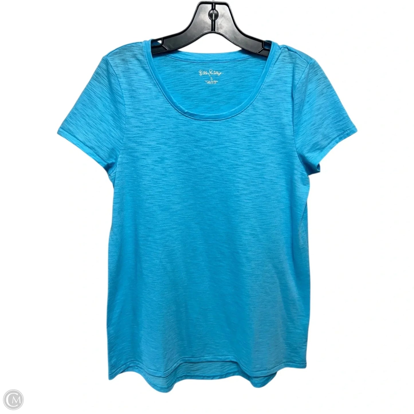 Etta Scoop Neck Top Designer By Lilly Pulitzer In Blue, Size: S