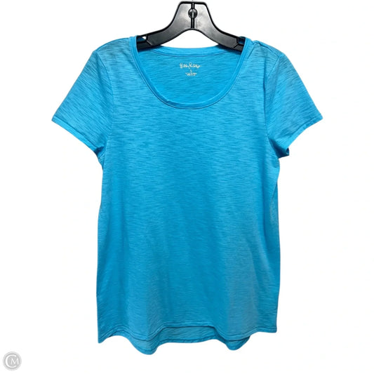 Etta Scoop Neck Top Designer By Lilly Pulitzer In Blue, Size: S