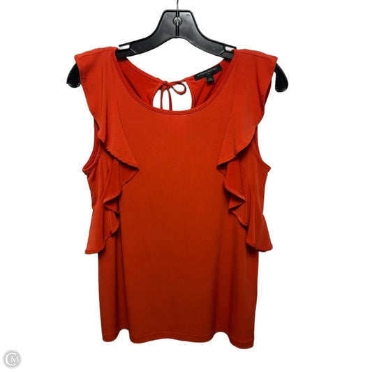 Top Sleeveless By Banana Republic In Orange, Size: Xs