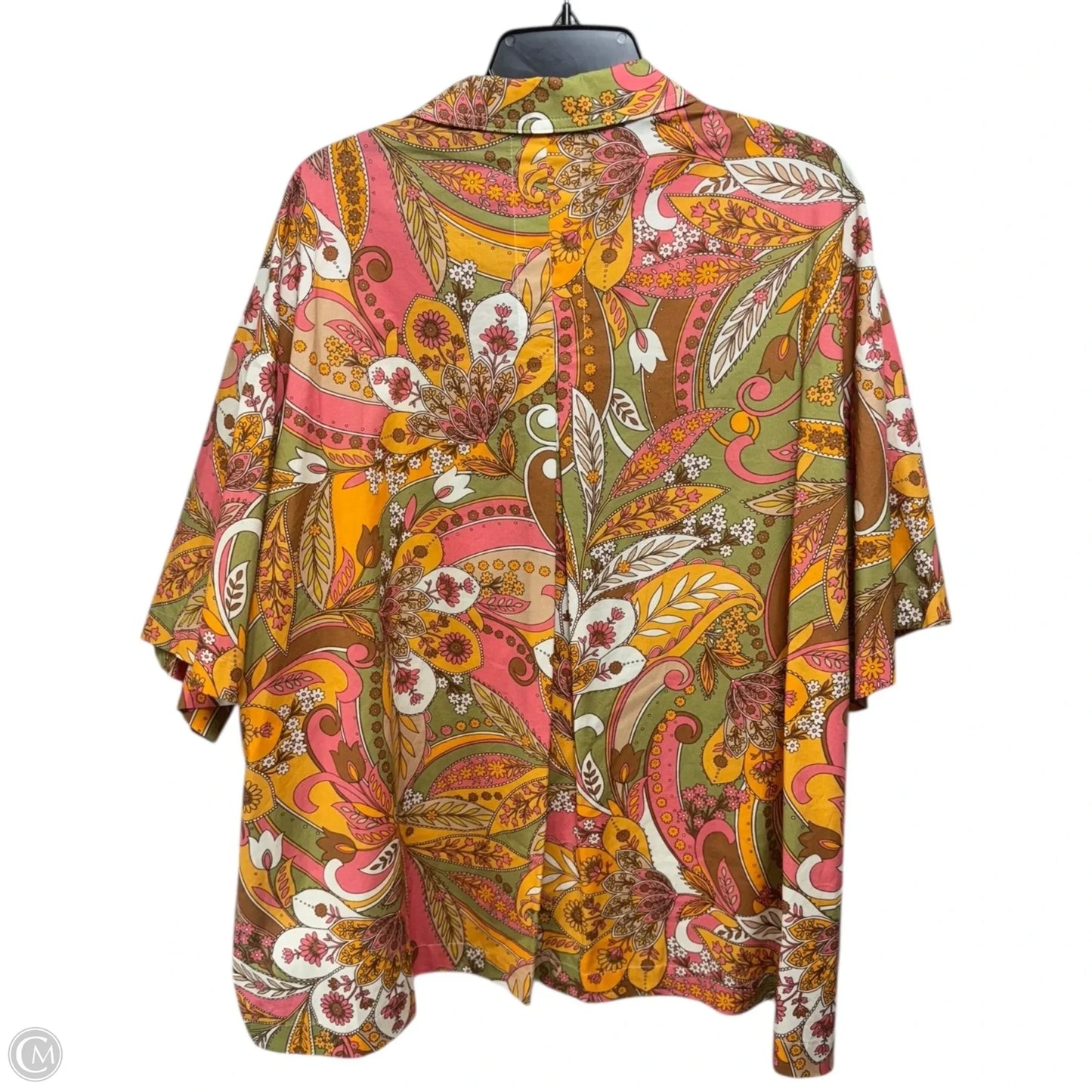 Top Short Sleeve By Gianni Bini In Multi-colored, Size: L