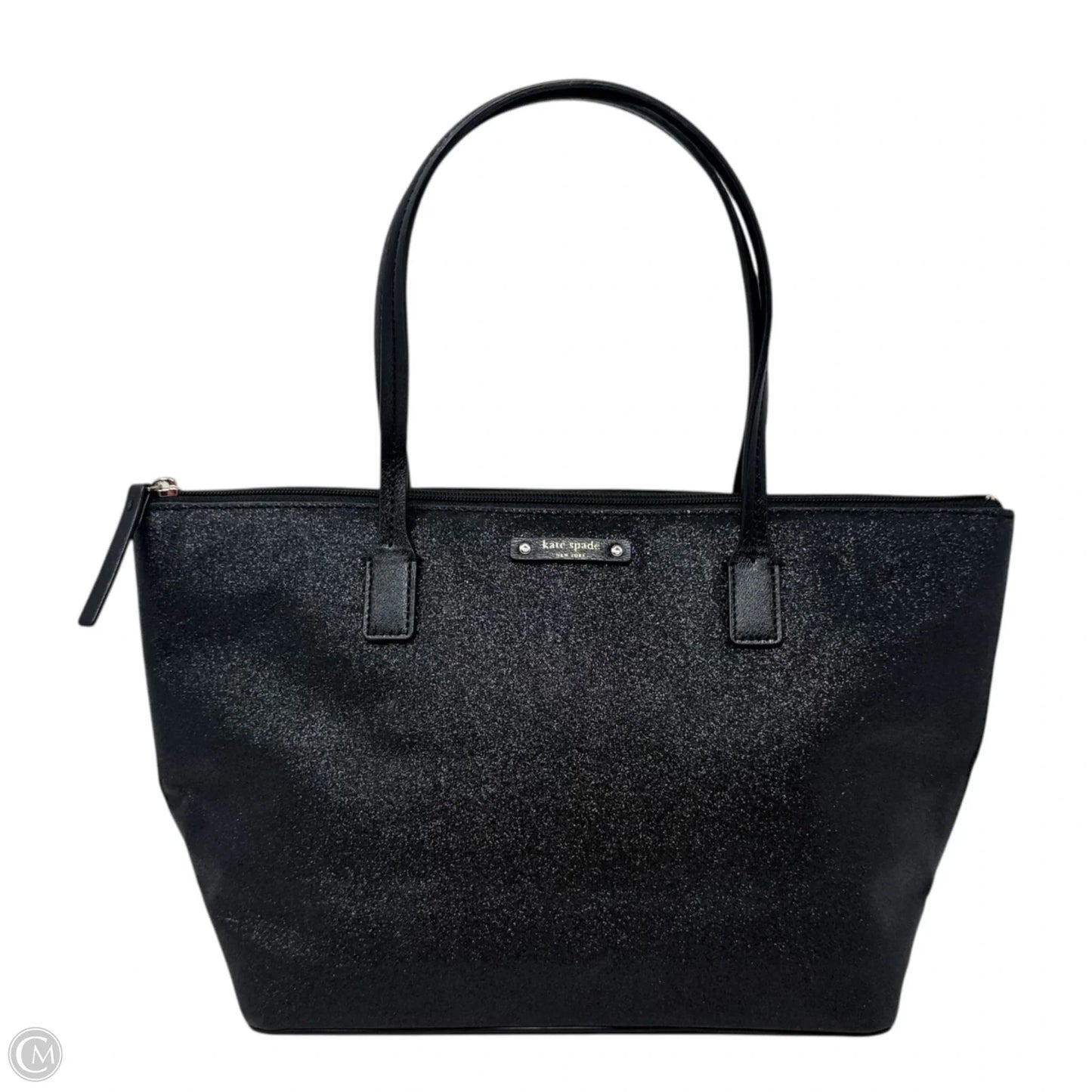 Haven Lane Glitter Tote Designer By Kate Spade In Black, Size: Small