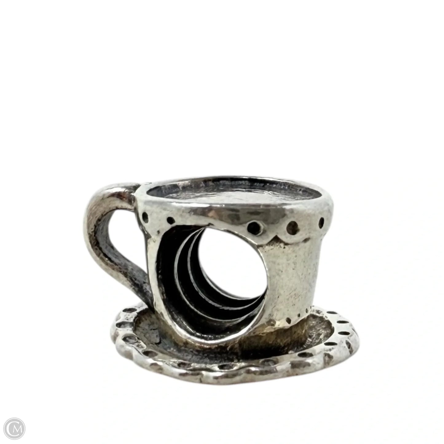 Sterling Silver Teacup & Saucer Bracelet Charm By Pandora