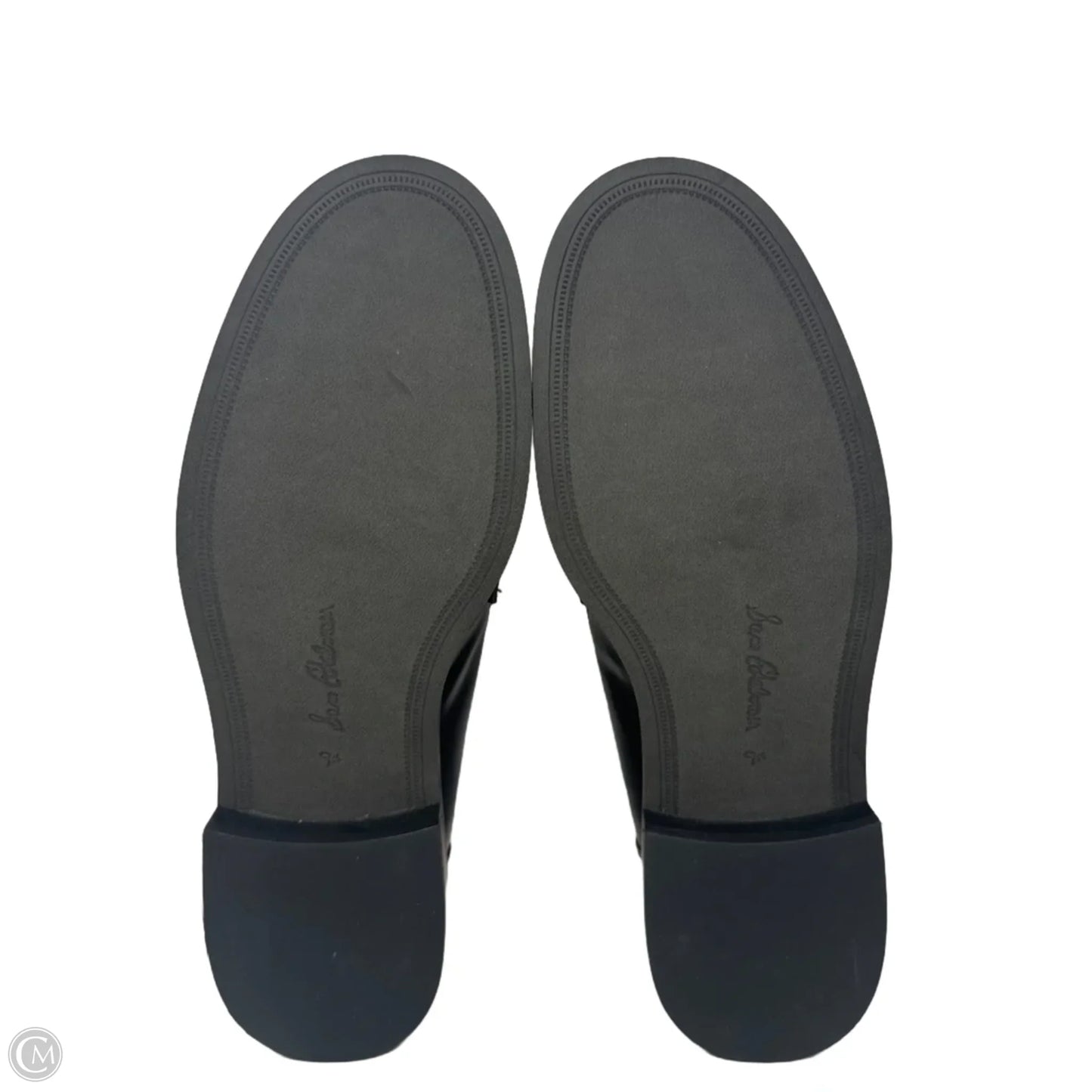 Penny Loafer Shoes Flats By Sam Edelman In Black & White, Size: 9.5