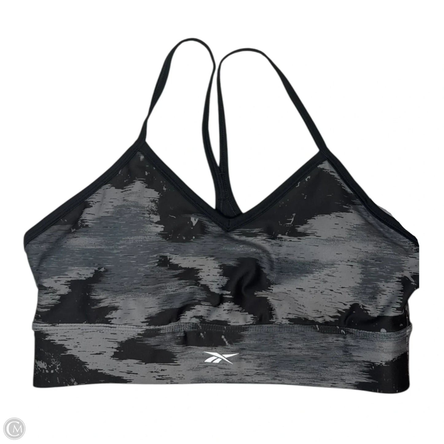 Athletic Bra By Reebok In Grey, Size: L