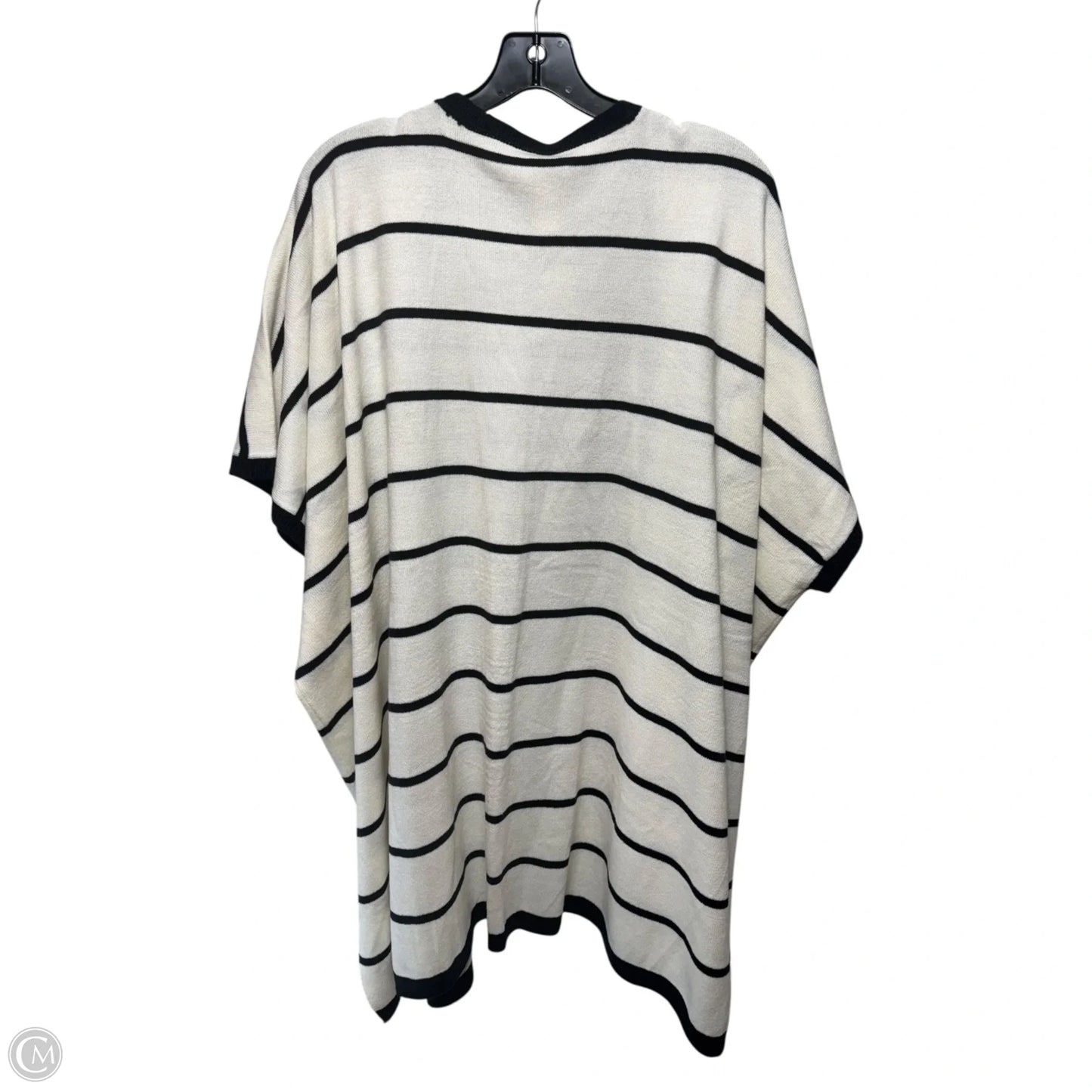 Sweater Cardigan By Loft In Striped Pattern, Size: Osfm