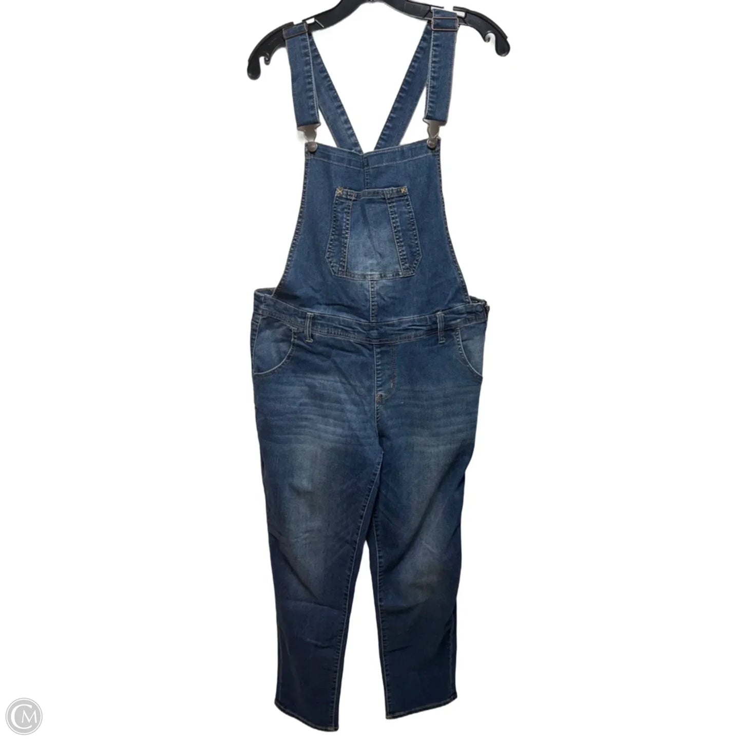 Overalls By Wallflower In Blue Denim, Size: Xl