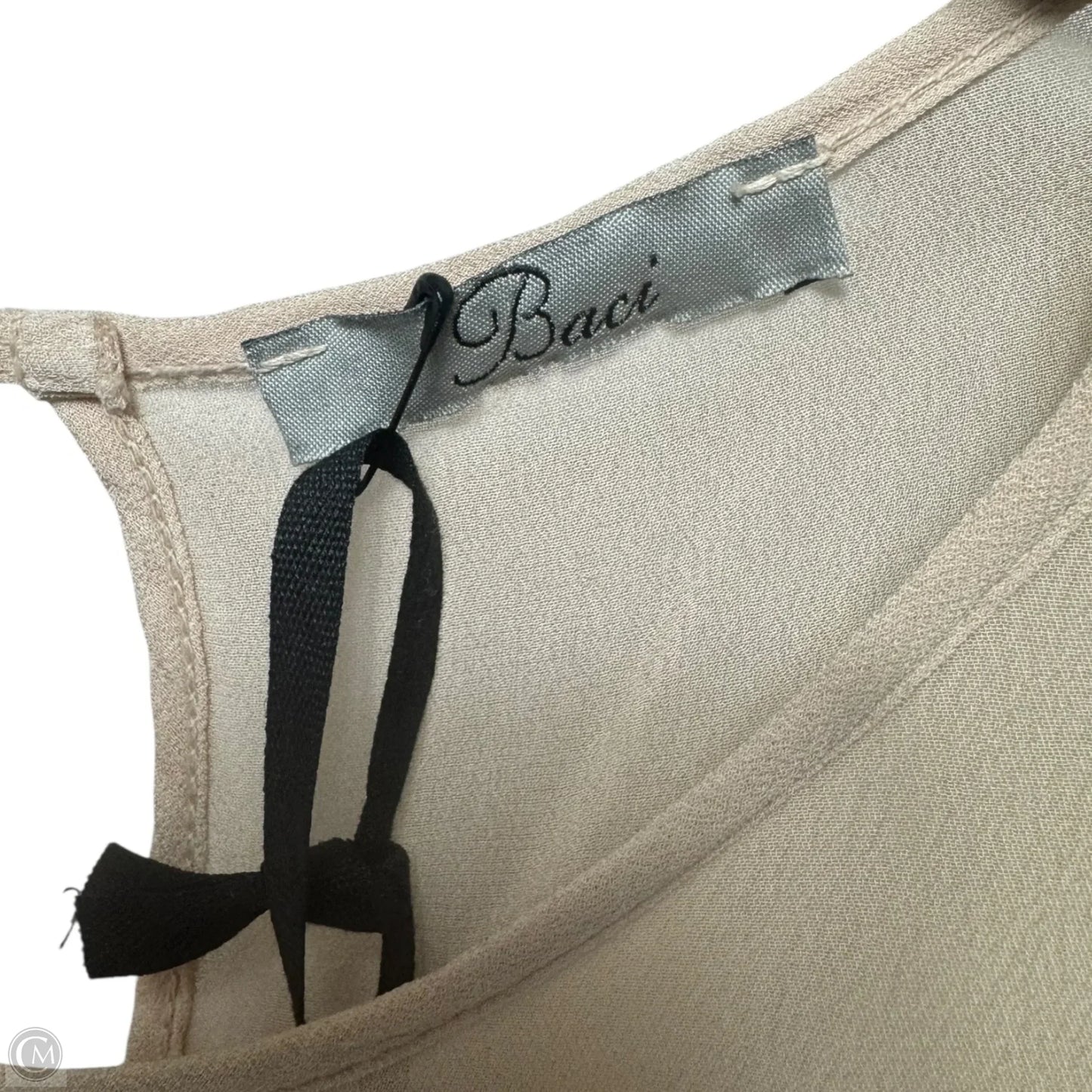 Dress Casual Short By Baci In Cream, Size: S