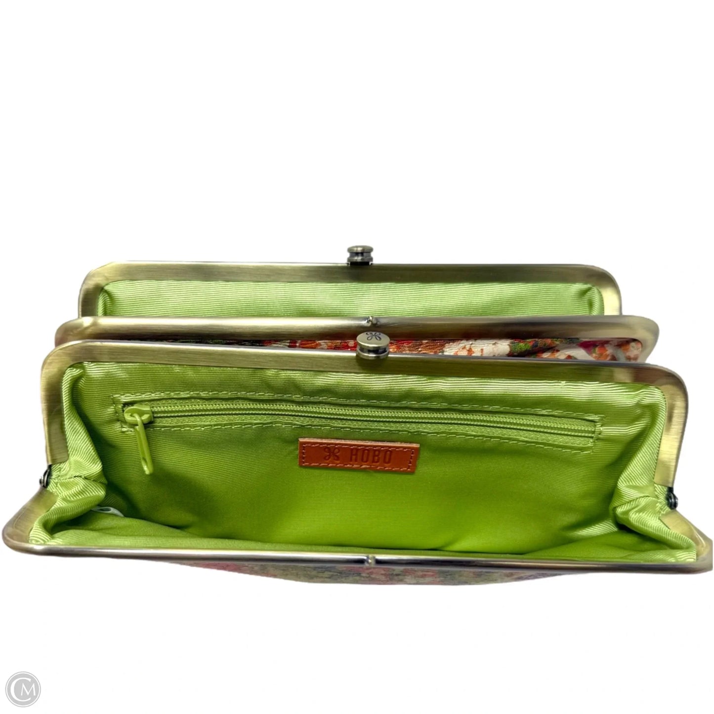 Lauren Leather Clutch Wallet By Hobo Intl In Tropic Print, Size: Large