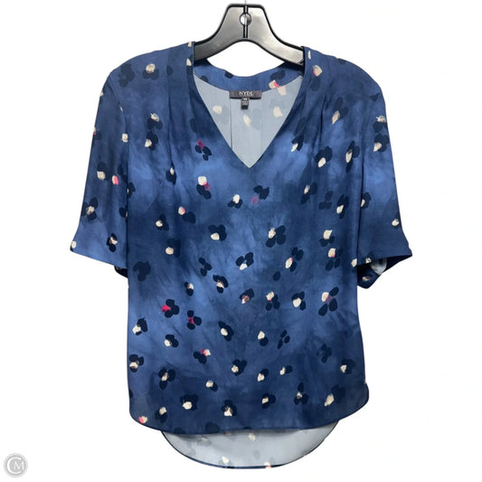 Top Short Sleeve By Not Your Daughters Jeans In Blue, Size: Xs