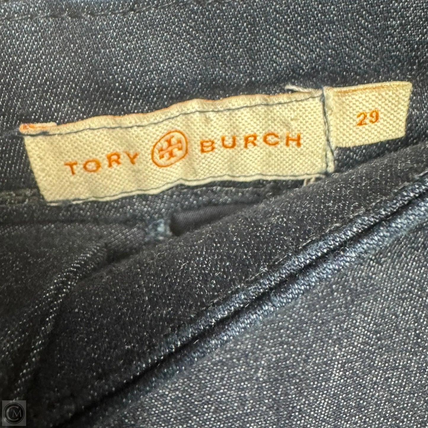 Jeans Designer By Tory Burch In Blue Denim, Size: 8