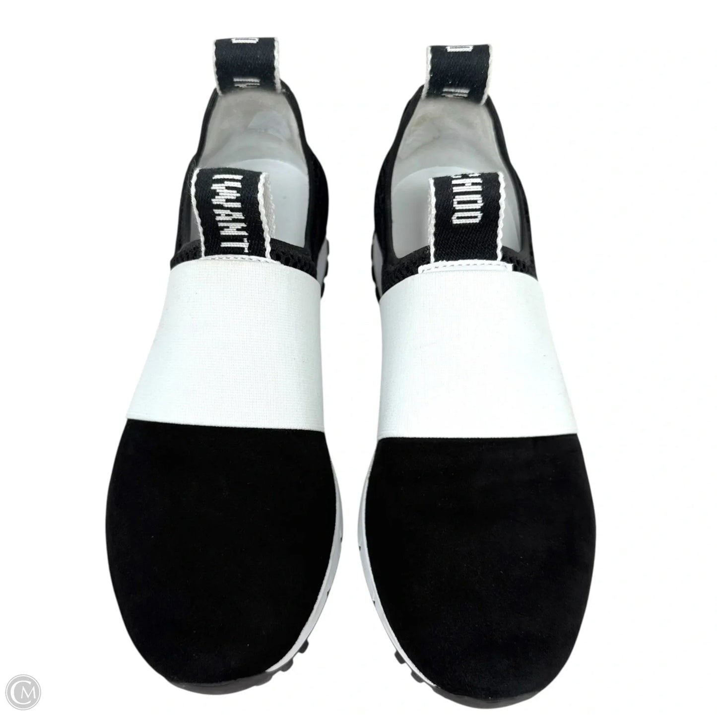 Oakland Suede Trainers Luxury Designer By Jimmy Choo In Black & White, Size: US 8/EU 38.5