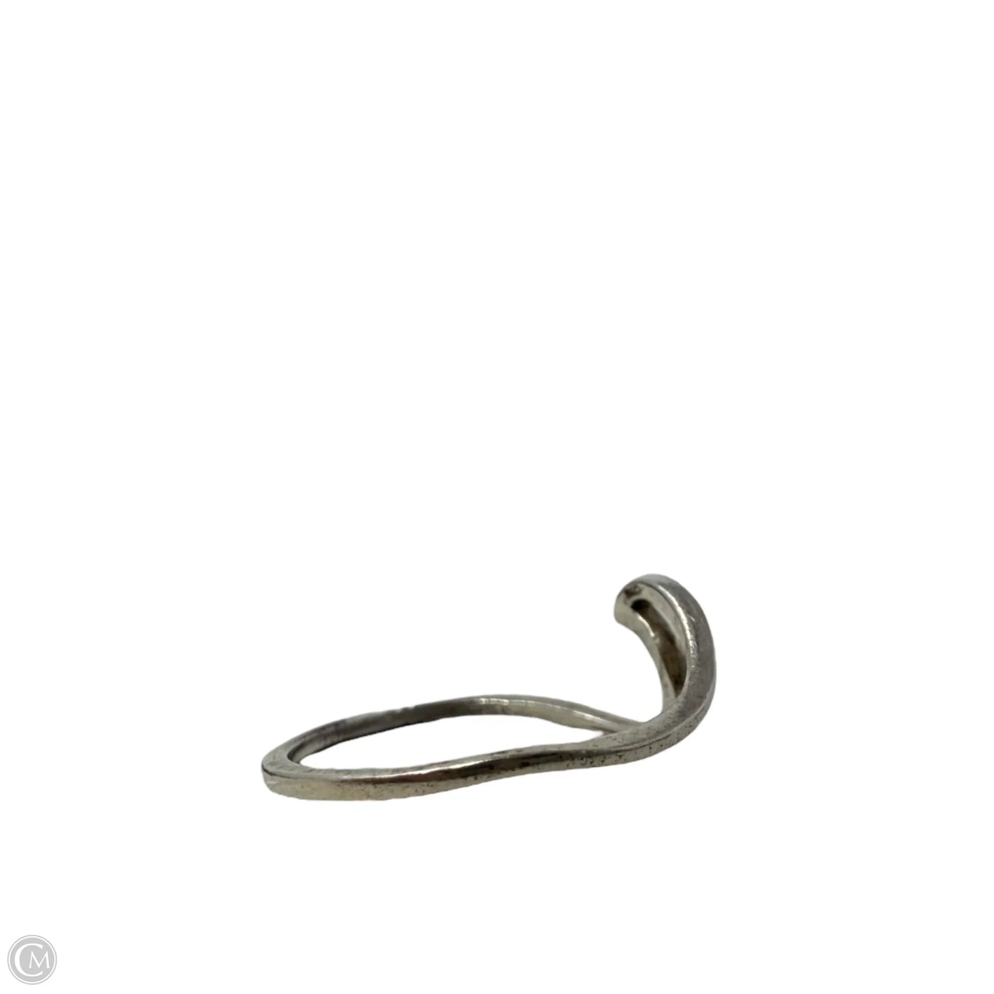Sterling Silver Wave Band Ring, Size: 8