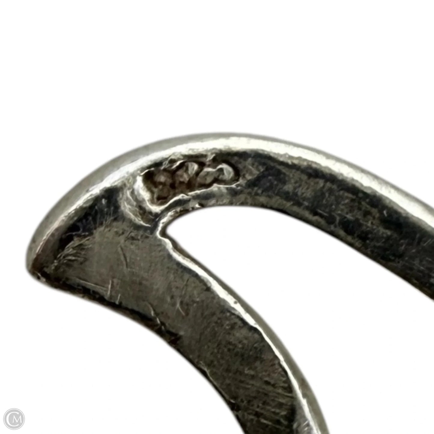 Sterling Silver Wave Band Ring, Size: 8