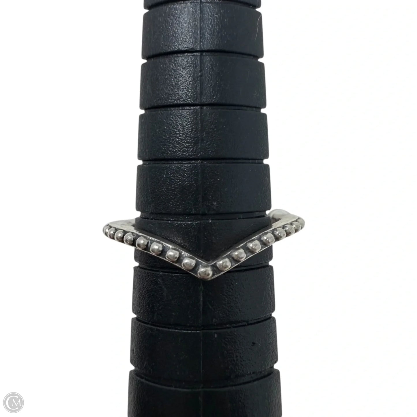 Retired Beaded Sterling Silver Wishbone Ring By Clothes Mentor, Size: 4