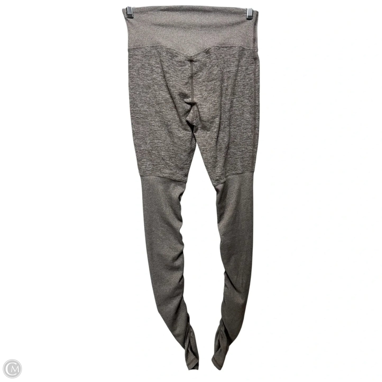 Athletic Leggings By Alo In Taupe, Size: S