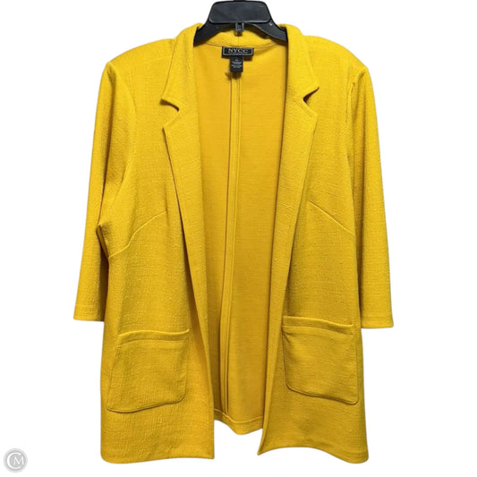 Open DmFront Blazer By NYCC In Yellow, Size: 2x