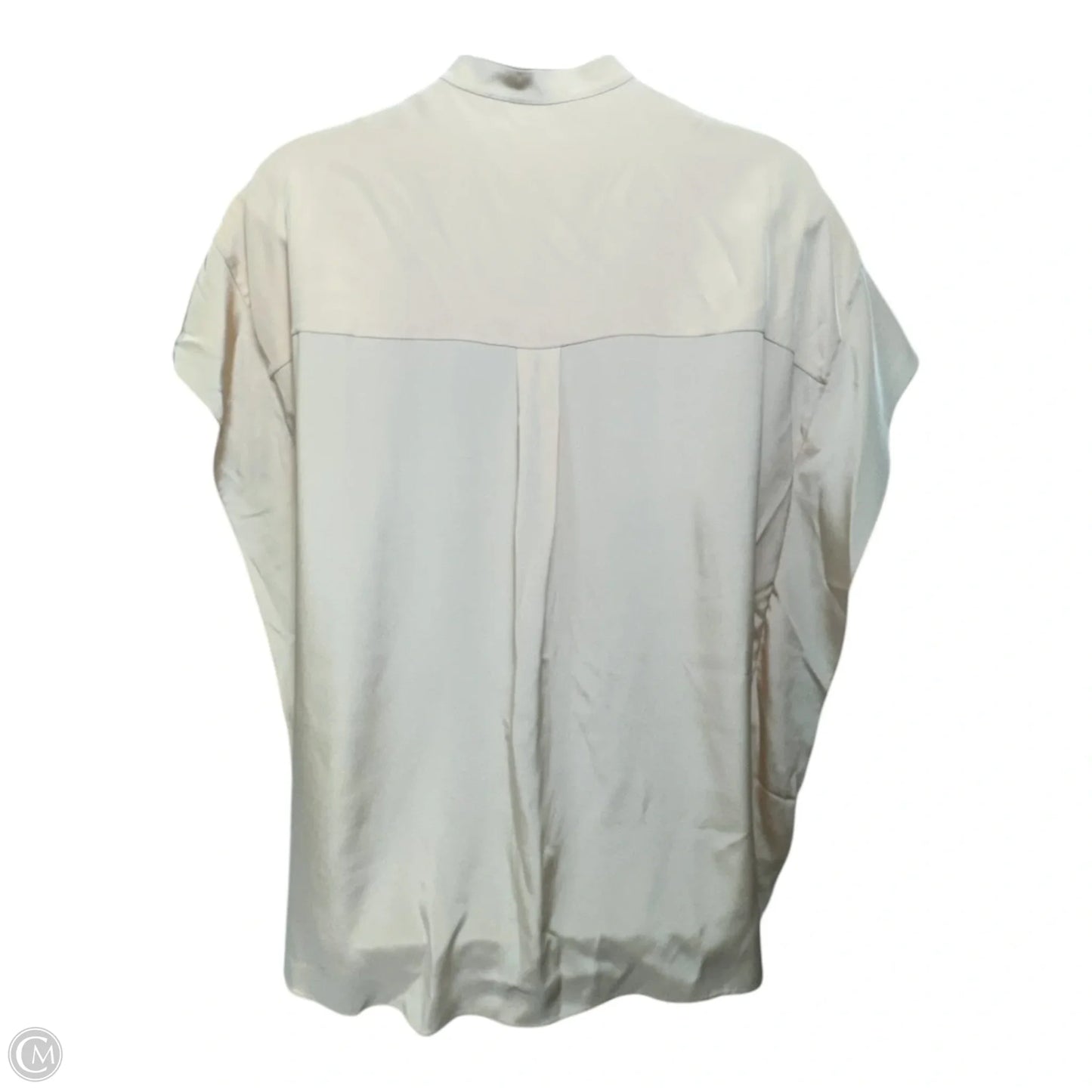 Silk Tunic Designer By Diane Von Furstenberg In Peach, Size: L