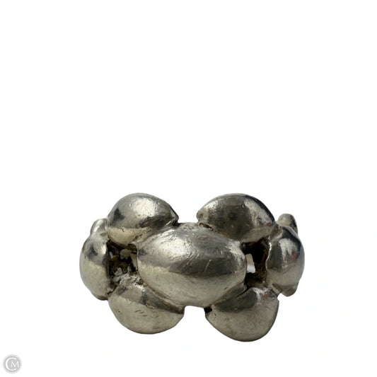 Sterling Silver Cluster Ring, Size: 6