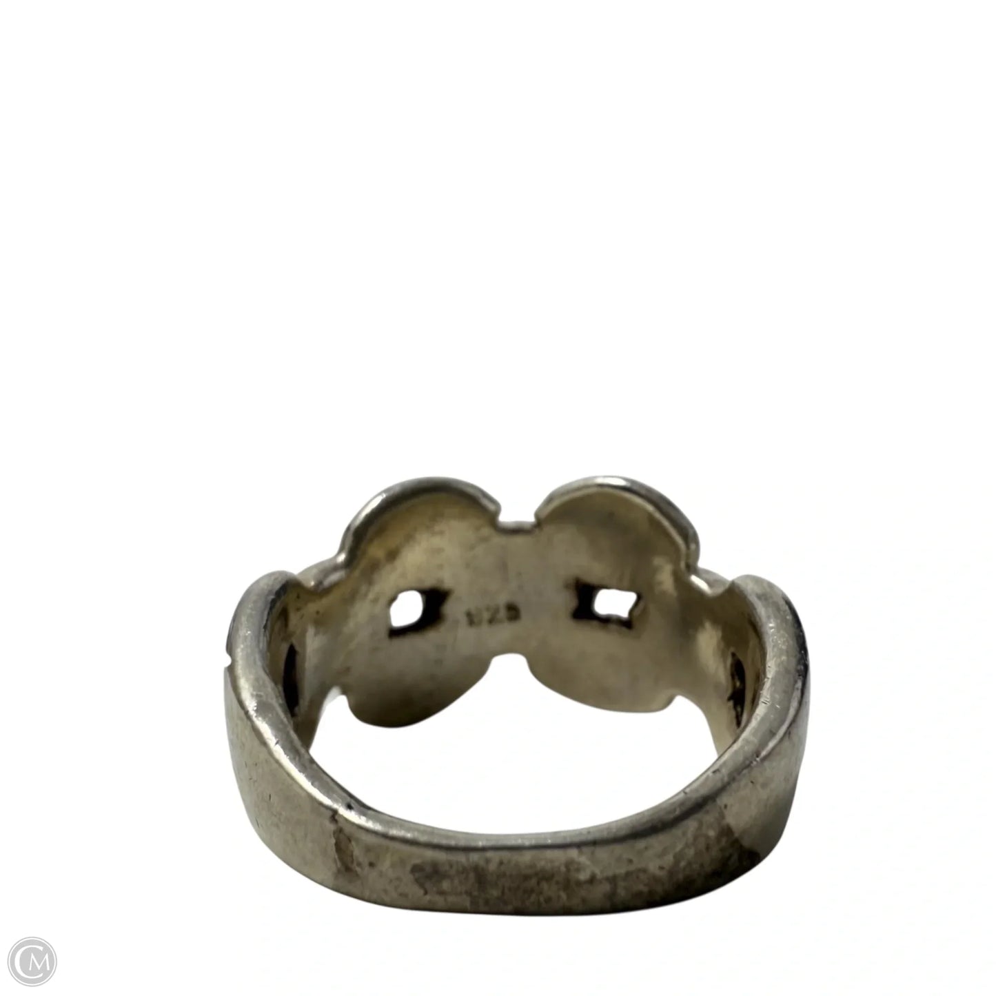 Sterling Silver Cluster Ring, Size: 6