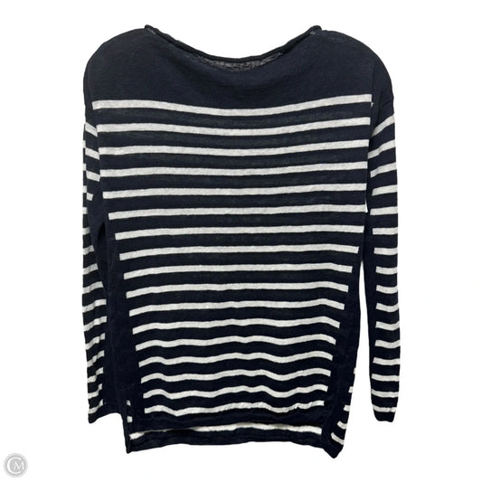 Linen Sweater By Vince In Striped Pattern, Size: Xs