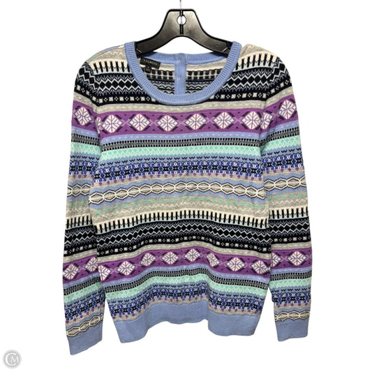 Sweater By Talbots In Multi-colored, Size: L