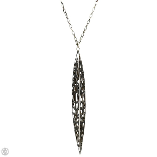 Sterling Silver Stiletto Filigree Necklace By Silpada