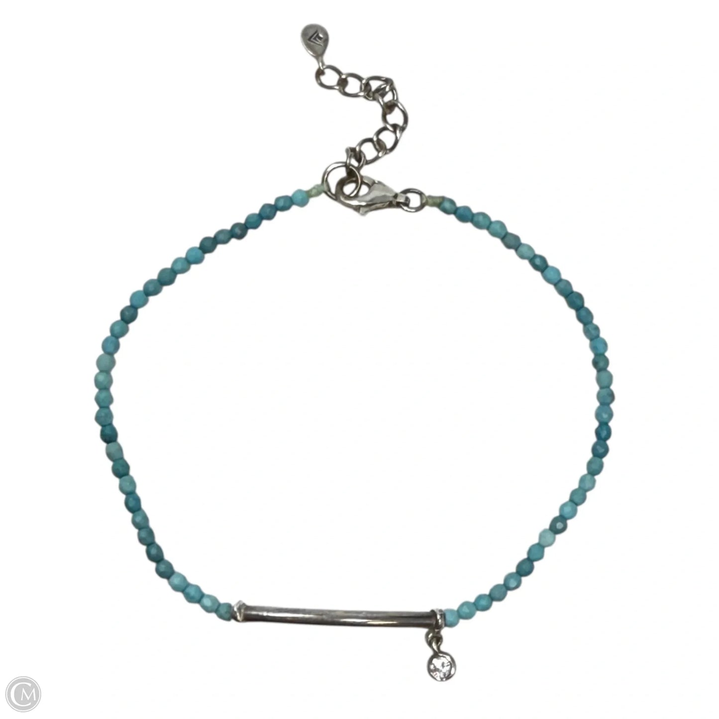 New Horizon Bracelet Sterling Silver, Magnesite & CZ Bracelet By Silpada